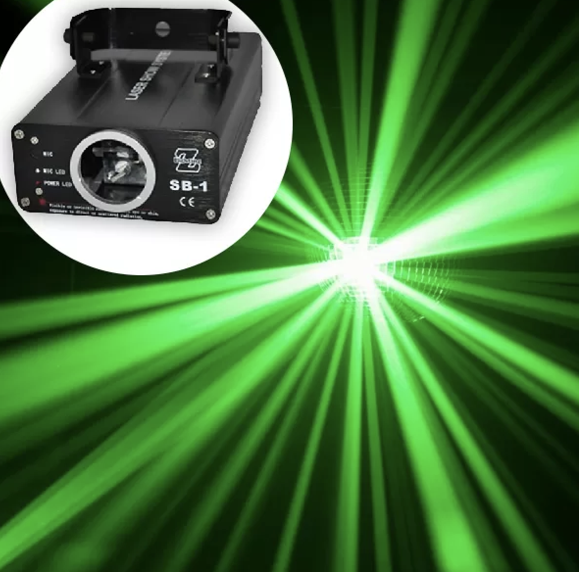 Green laser light