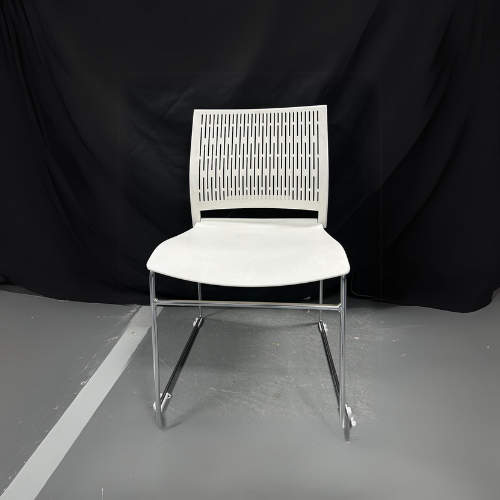 white meeting chair