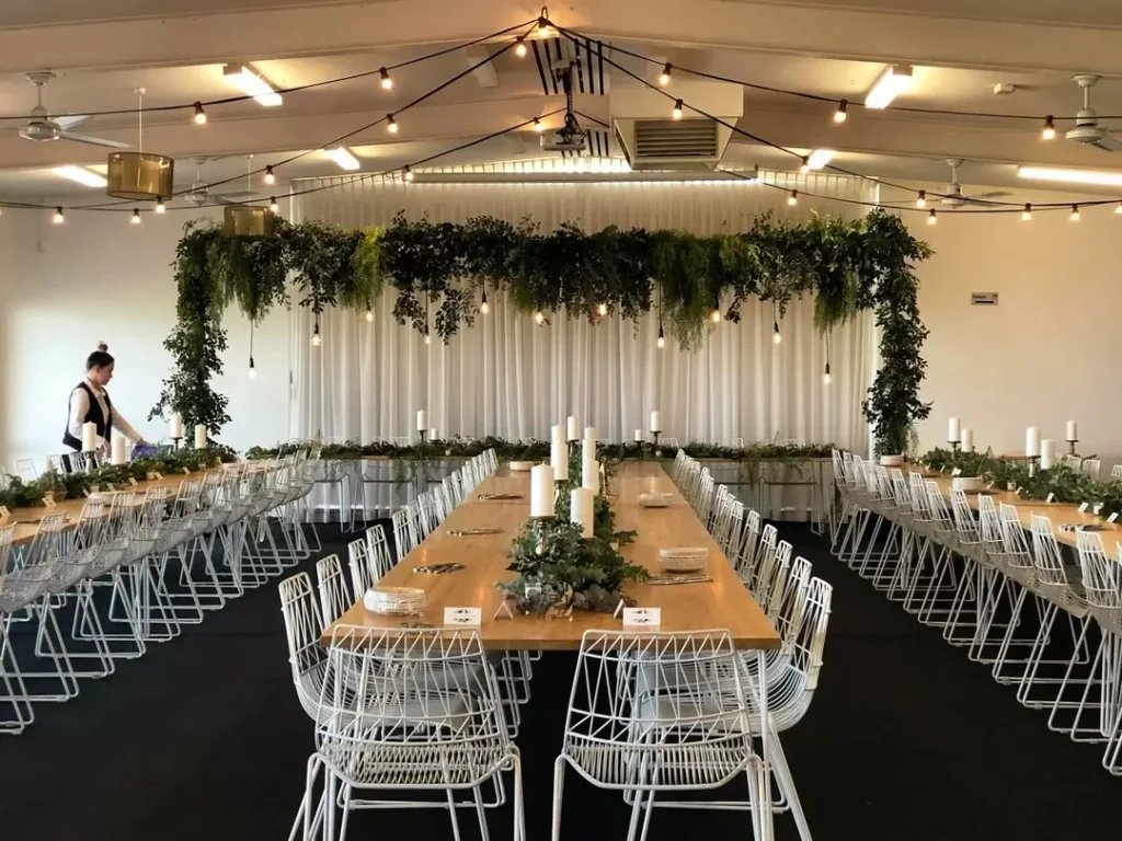 white wire chair hire