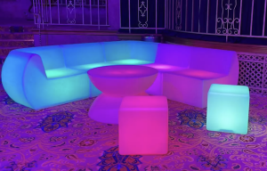 colourful glow lounge