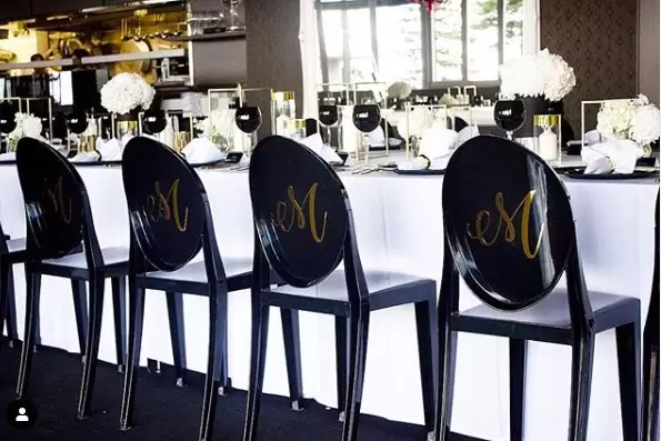 Black Victorian chair