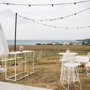 outdoor cocktail party