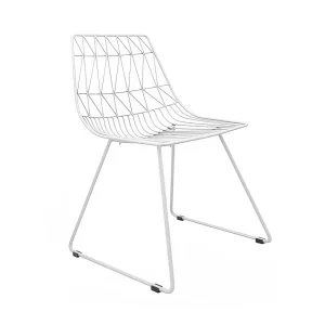 white wire chair hire