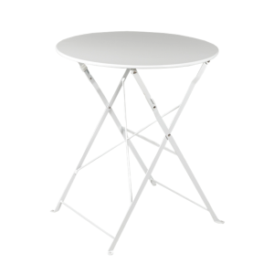 White Round Bistro Table Hire
