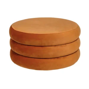 Apollo Ottoman Sienna Velvet Large