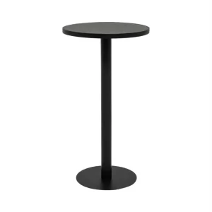 Atlas Bar Table Black Frame with Black Top