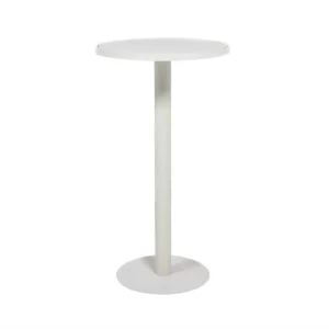 Atlas Bar Table White Frame with White Top