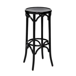 Black Bentwood Bar Stool