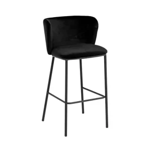 Black Velvet Bar Stool
