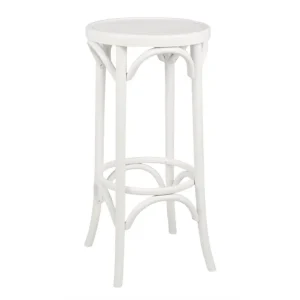 White Bentwood Bar Stool