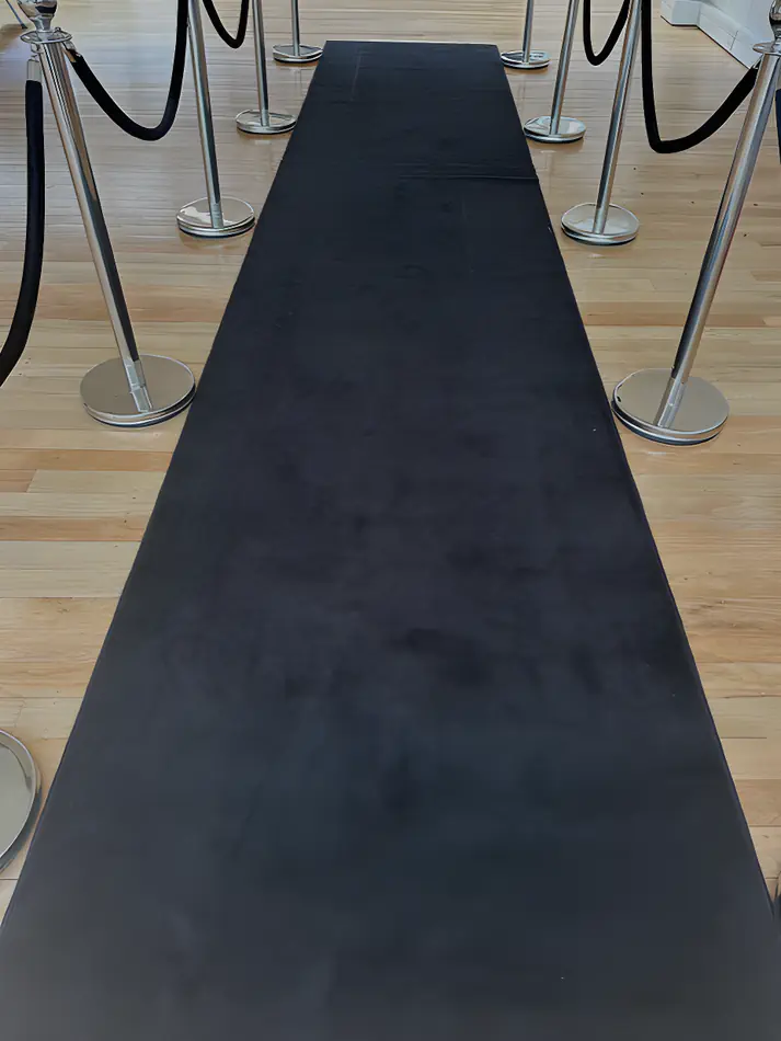 Black Carpet Runner - 5m