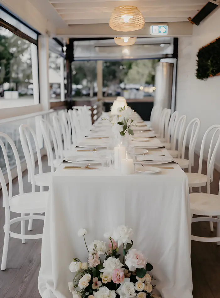 White Bentwood Chair - Image 4