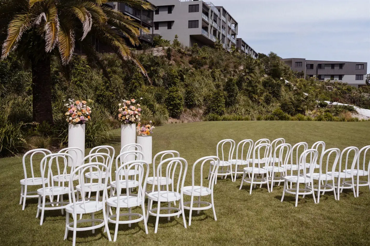 White Bentwood Chair - Image 3