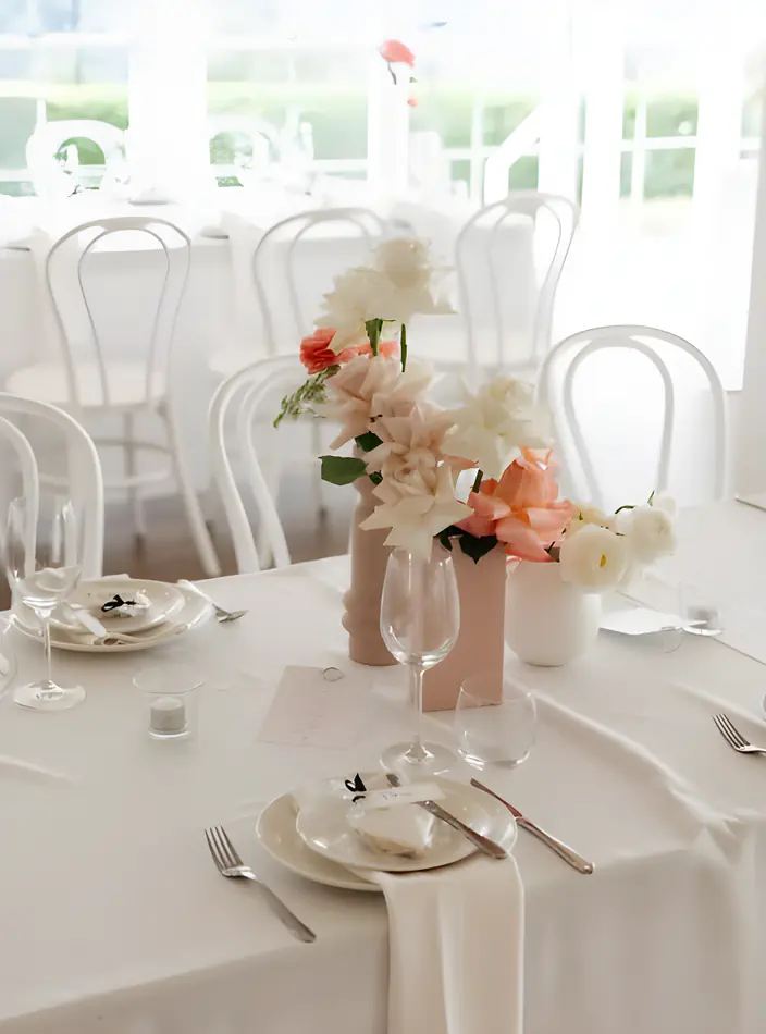 White Bentwood Chair - Image 2